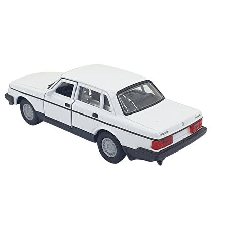 1:32 Volvo 240 GL Çek Bırak -Araba -  43784-BEYAZ