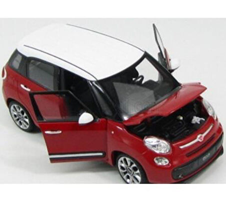 WELLY Koleksiyon 1 / 24 Ölçek Fiat 500L Model Metal Araba