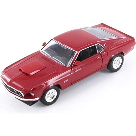 Welly 1:24 1969 Ford Mustang Boss 429 Lisanslı Ürün