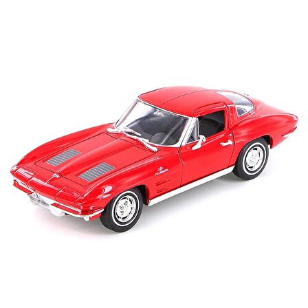 1963 Chevrolet Corvette 1:24 Model Metal Lisanslı Ürün Nex Welly