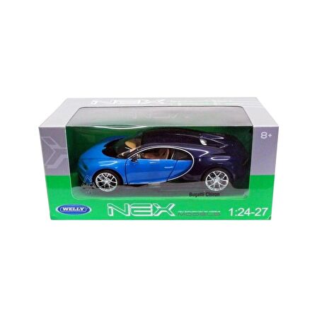 Model Araba Bugatti Chiron Mavi 1 24