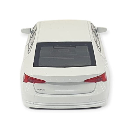 Welly 1:32 Skoda Octavia Çek Bırak -Araba - 43806 - Beyaz