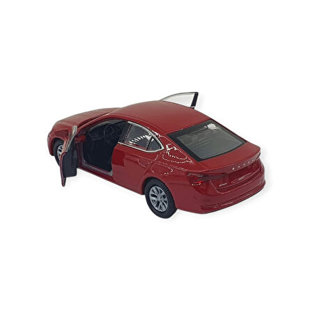 Welly 1:32 Skoda Octavia Çek Bırak Araba - 43806 - Bordo
