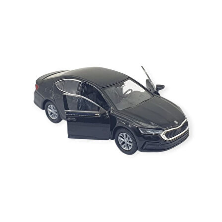 Welly 1:32 Skoda Octavia Çek Bırak Araba - 43806 - Siyah
