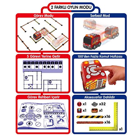 Silverlit Tooko Programlanabilen İtfaiye Aracı Oyun Seti