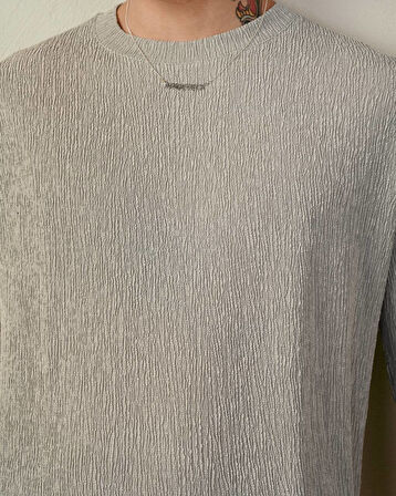 Erkek Bürümcük Oversize Tişört