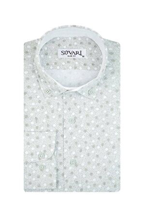 Süvari Classics Slim Fit Desenli Gömlek