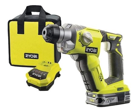 Ryobi R18SDS-125S ONE+ 18V 2.5 Ah Akülü Pnömatik SDS-Plus Kırıcı Delici T5133003818