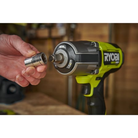 Ryobi RIW18X-0 ONE+ Kömürsüz 1/2 Akülü Somun Sıkma Makinesi 900 Nm (Akü ve Şarj Aleti Dahil Değildir.) - 5133004960