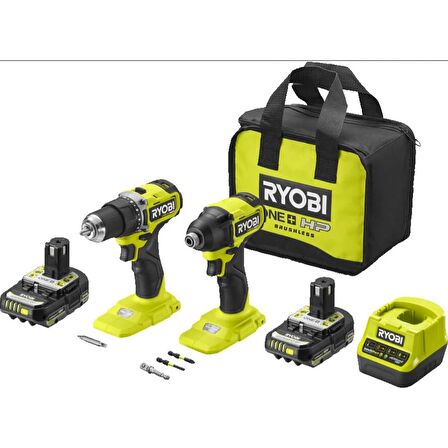 Ryobi RCK182A-2C20S 18V Matkap Vidalama seti