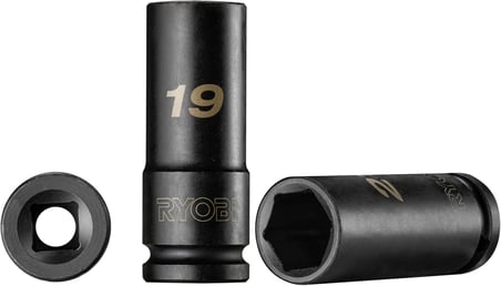 Ryobi RHDIS3PC 1/2" 3 Parça Derin Lokma Seti 17-19-21 mm - 5132006070