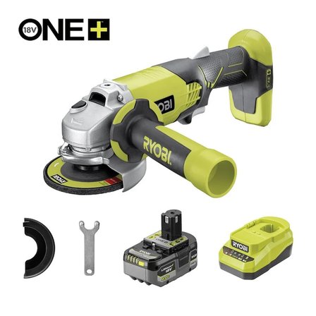 Ryobi R18AG-1C40GP 18V 4.0 Ah Tek Akülü Avuç Taşlama - 5133006908