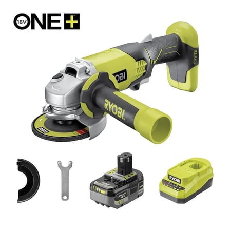 Ryobi R18AG-1C40GP 18V 4.0 Ah Tek Akülü Avuç Taşlama - 5133006908