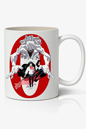 Jujutsu Kaisen Yuta & Rika Anime Temalı Beyaz Kupa Bardak Porselen Sevgiliye Arkadaşa Hediye