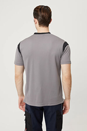 Allium V Yaka Tişört Nefes Alabilir Esnek ve Şık İş ve Günlük Kullanım İçin