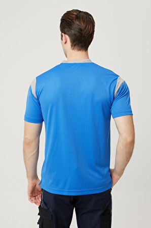 Allium V Yaka Tişört Nefes Alabilir Esnek ve Şık İş ve Günlük Kullanım İçin