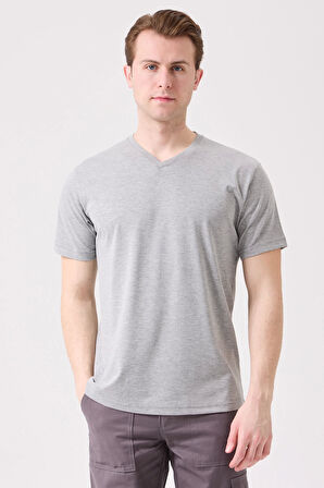 Herba V Yaka T-Shirt - Nefes Alabilir, Rahat ve Şık Tasarım