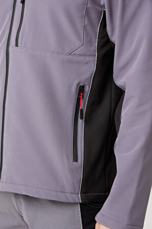 Allium Softshell Mont Suya Dayanıklı Rüzgar Kesici Termal İç Astarlı