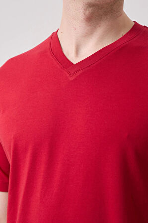 Galanthus V Yaka T-Shirt - Nefes Alabilir, Rahat ve Şık Tasarım