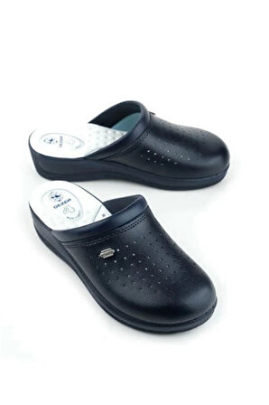 Gezer Sabo Terlik 4 Nokta Destekli Ortopedik Hemşire Aşçı Terliği Lacivert