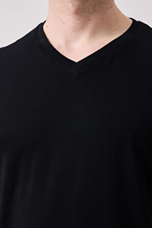 Galanthus V Yaka T-Shirt - Nefes Alabilir, Rahat ve Şık Tasarım