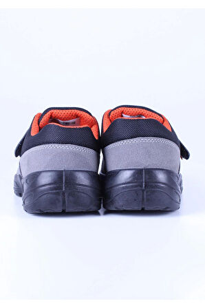 Stronex ST-101 S1 Süet Çelik Burunlu İş Ayakkabısı Hafif Rahat Kaymaz Taban Gri