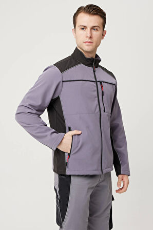 Allium Softshell Mont Suya Dayanıklı Rüzgar Kesici Termal İç Astarlı