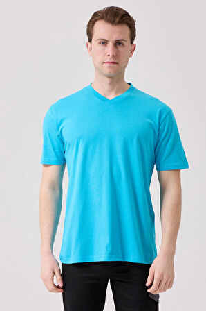 Galanthus V Yaka T-Shirt - Nefes Alabilir, Rahat ve Şık Tasarım