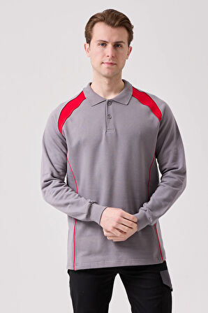 Vancelya Polo Yaka Sweatshirt - Uzun Kollu, Nefes Alabilir, İş ve Günlük Kullanım İçin