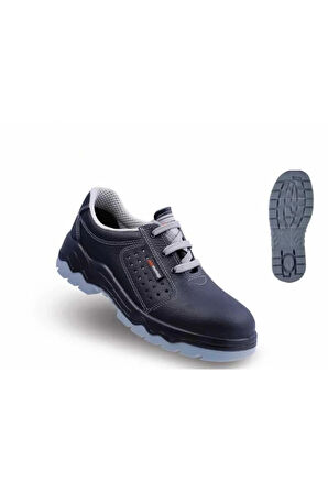 Mekap 030 Rolax S1 İş Ayakkabısı Deri, Çelik Burunlu, Siyah