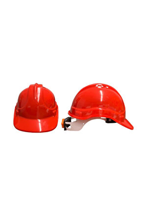 Karam KB660 Vidalı Baret Beyaz İş Güvenliği Başlığı Ayarlanabilir Darbe Dayanımlı Koruyucu