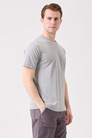 Herba V Yaka T-Shirt - Nefes Alabilir, Rahat ve Şık Tasarım