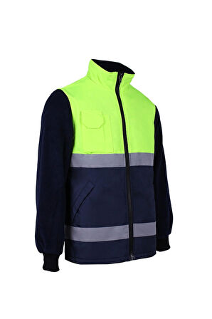 Pendula Kışlık Mont Lacivert Sarı Renkli