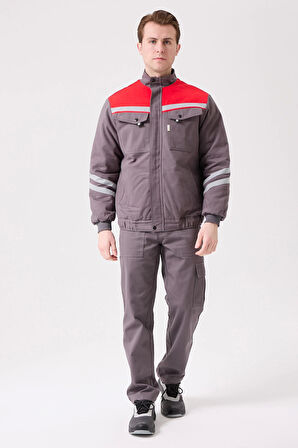 ROYAL KIŞLIK MONT İçi Kapitoneli Reflektörlü Sıcak Tutan Dayanıklı İş Montu