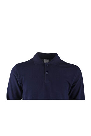 PADUS %100 Pamuk Polo Yaka Uzun Kollu T-Shirt Şık ve Konforlu İş ve Genel Kullanım