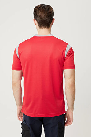 Allium V Yaka Tişört Nefes Alabilir Esnek ve Şık İş ve Günlük Kullanım İçin