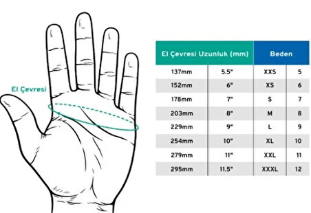 Eldiven Starline E-63 POLİÜRETAN STD