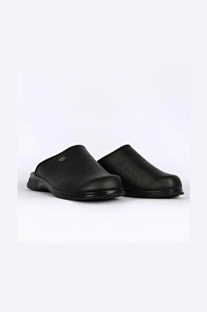 Magiacomfort MG-3001 Siyah Yarım Yakasız Sabo Terlik Ortopedik Rahat Kullanım