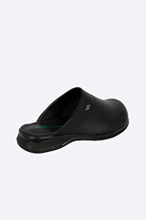 Magiacomfort MG-3001 Siyah Yarım Yakasız Sabo Terlik Ortopedik Rahat Kullanım