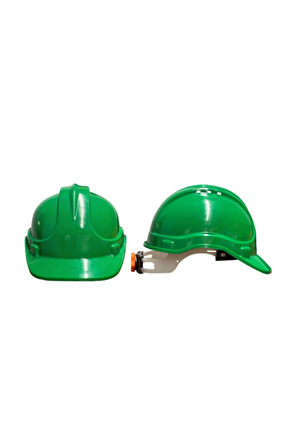 Karam KB660 Vidalı Baret Beyaz İş Güvenliği Başlığı Ayarlanabilir Darbe Dayanımlı Koruyucu