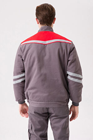 ROYAL KIŞLIK MONT İçi Kapitoneli Reflektörlü Sıcak Tutan Dayanıklı İş Montu