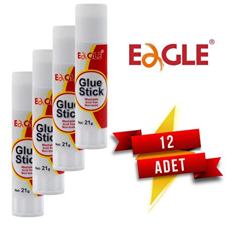 Eagle Glue Stick Yapıştırıcı 21 gr (TY310-21D) 12 Adet