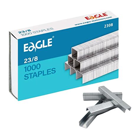 Eagle 23/8 Zımba Teli Gümüş Rengi 1000 Li (2308)