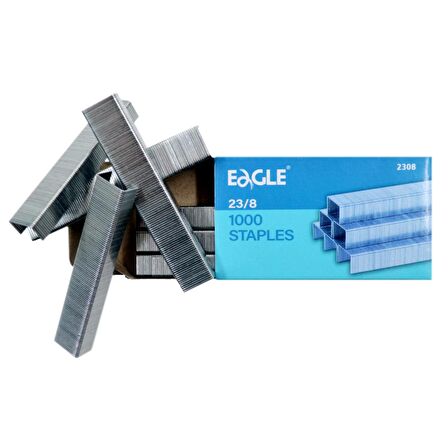 Eagle 23/8 Zımba Teli Gümüş Rengi 1000 Li (2308)