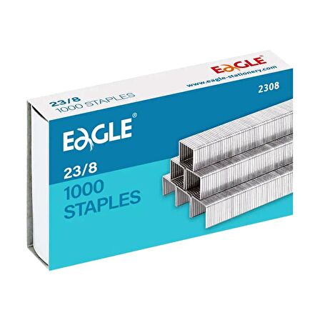 Eagle 23/8 Zımba Teli Gümüş Rengi 1000 Li (2308)