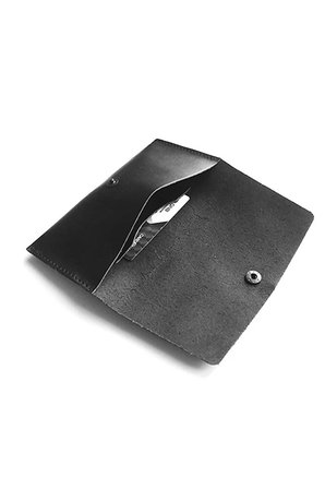 Hesap Sümeni Adisyon Kabı Hakiki Deri Siyah 18 X 9 Cm.