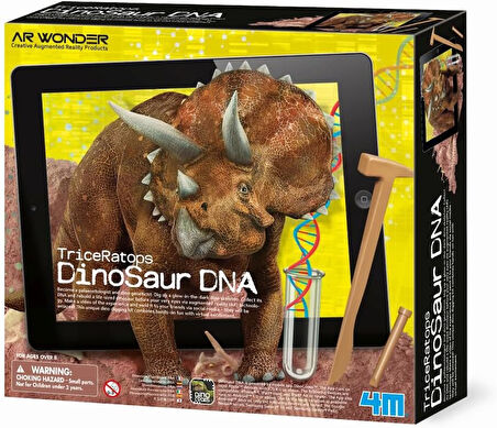 Triceratops DinoSaur DNA/ Dinozor DNA Triceratops Kazı Keşfetme Seti