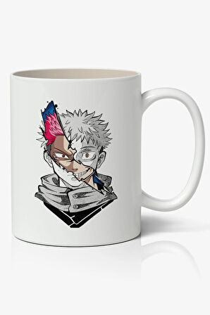 Jujutsu Kaisen Anime Temalı Kupa Bardak - Sevgiliye Arkadaşa Hediye