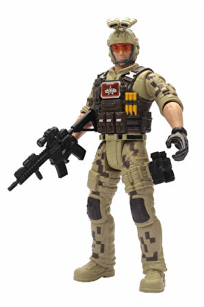 Büyük Maceralara Büyük Figür: Soldier Force Asker Figür 32 cm