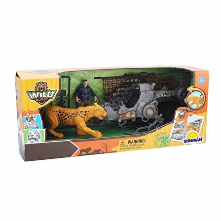 Wild Quest Leopar Kurtarma Oyun Seti